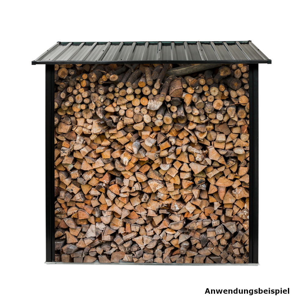 Kaminholzregal 154x83x157 cm aus verzinktem Stahl image number 7