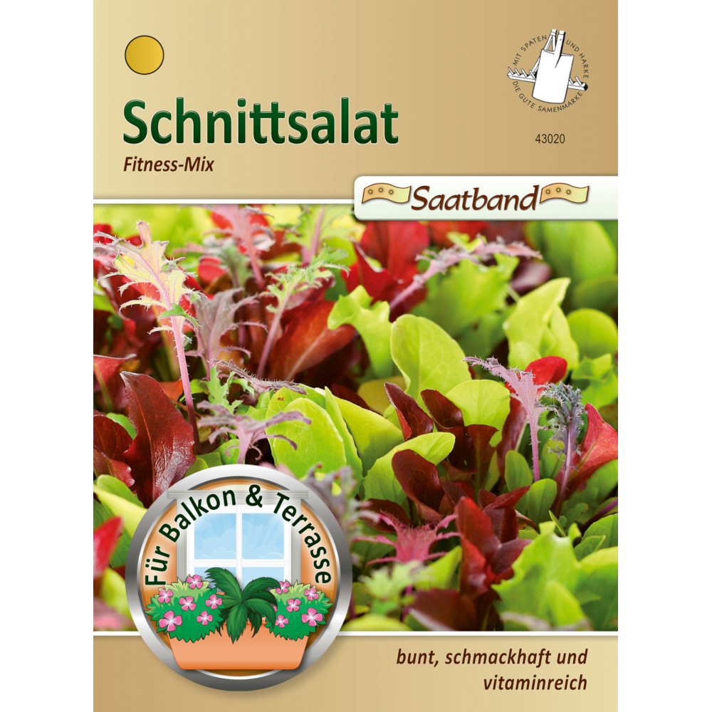 Saatband Schnittsalat-Mix ca. 2 laufende Meter