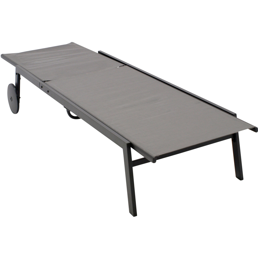 Gartenliegen mit Tisch im Set, 3-teilig, Stahl anthrazit image number 4