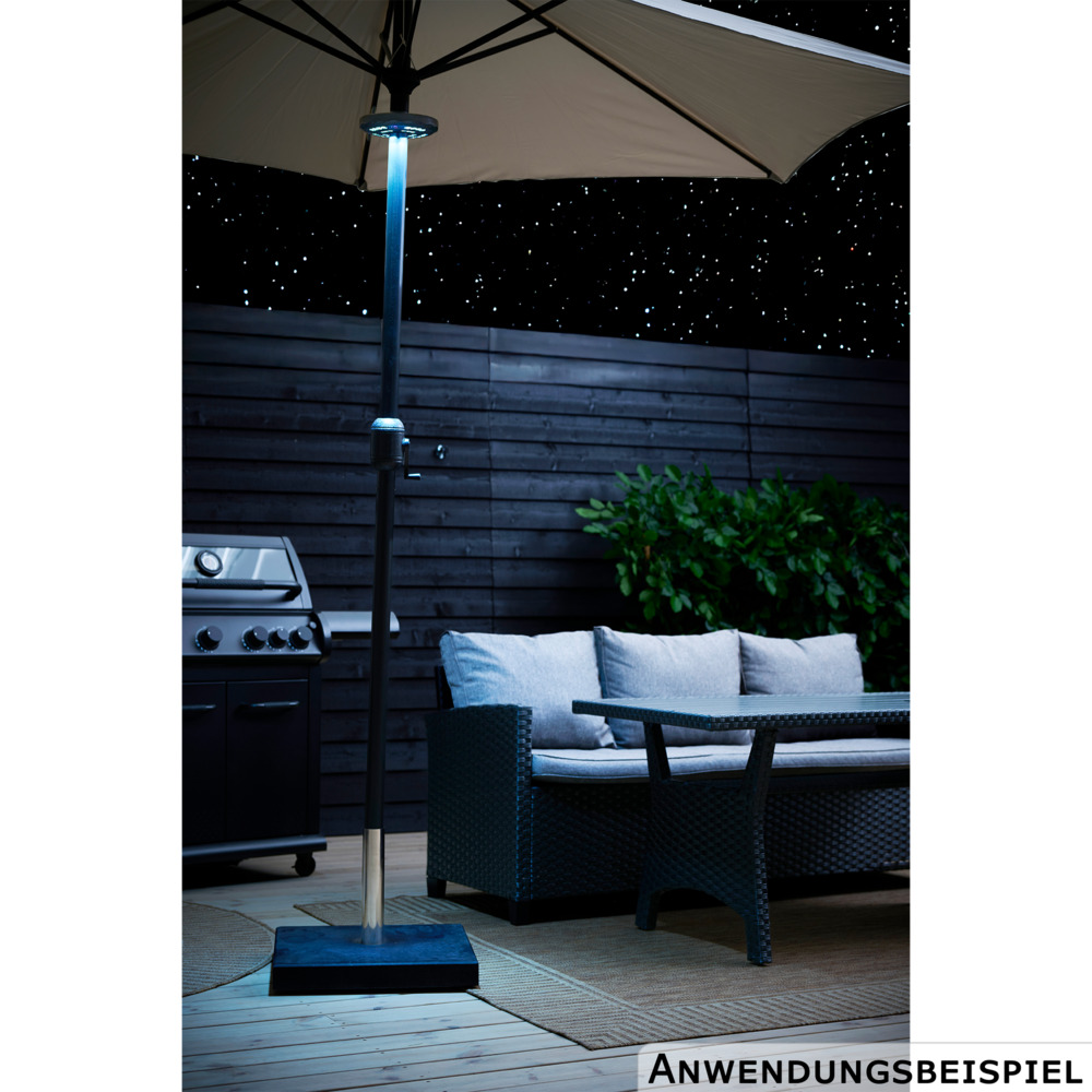 LED-Sonnenschirm-Beleuchtung mit Akku image number 1