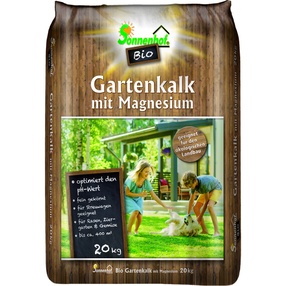 Sonnenhof&reg; Rasen- und Gartenkalk 20 kg f&uuml;r ca. 400 m&sup2;