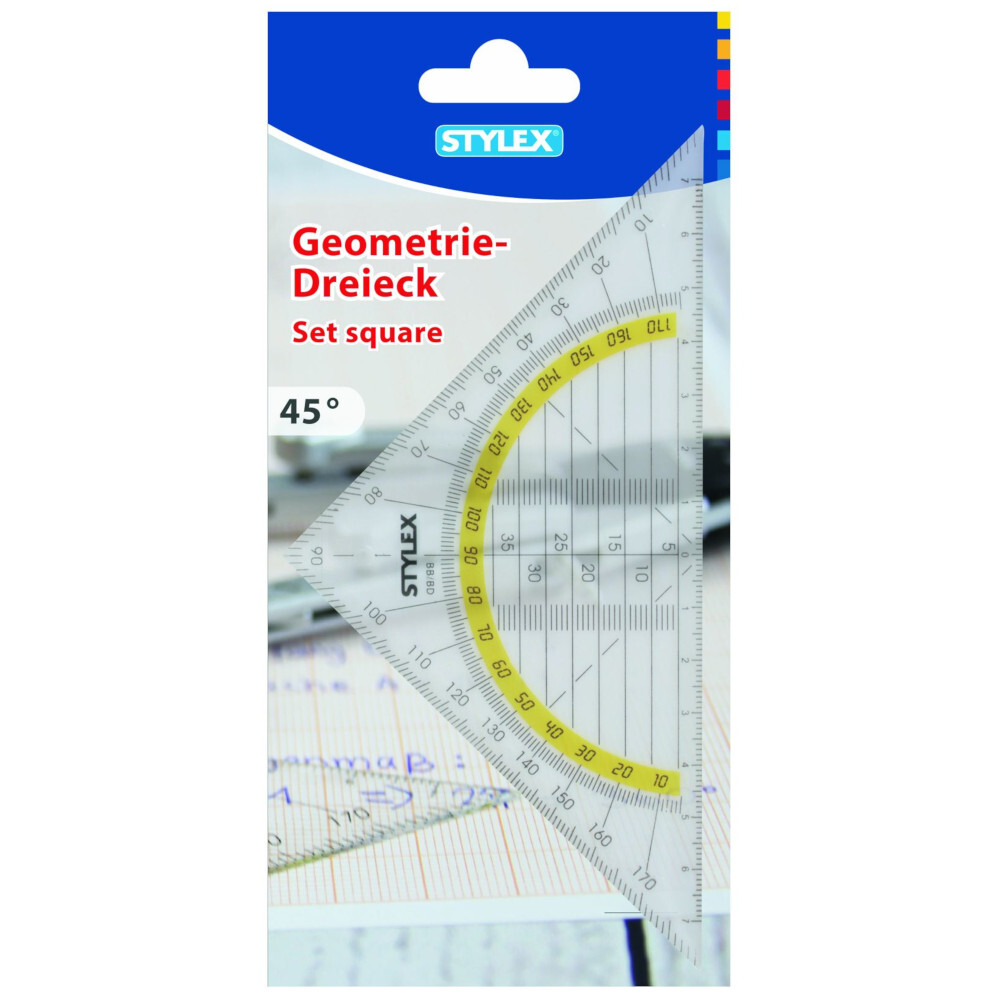 Geodreieck 16 cm aus Kunststoff