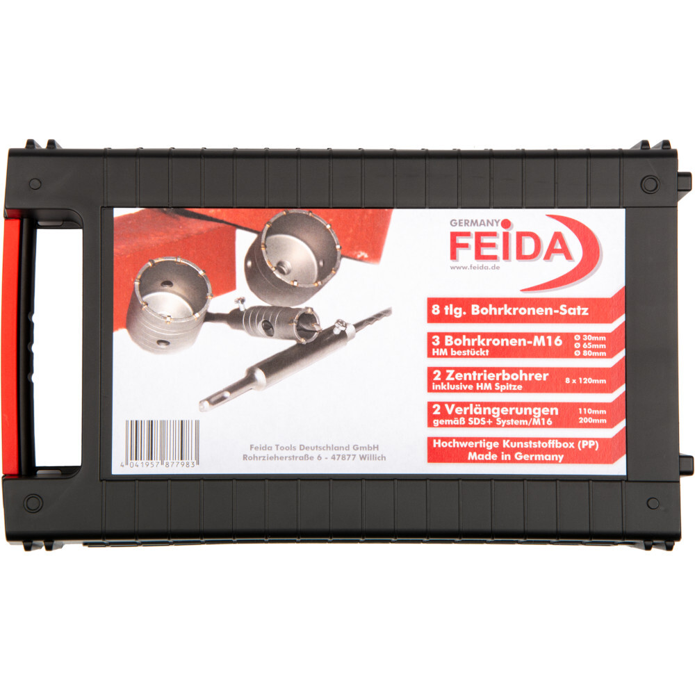 Bohrkronen Set 8-teilig Zentrierbohrer image number 1