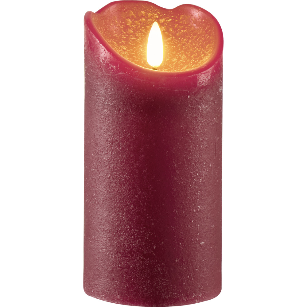 LED-Echtwachskerze Rustic &Oslash; 7,5 x 15 cm mit Timer image number 8