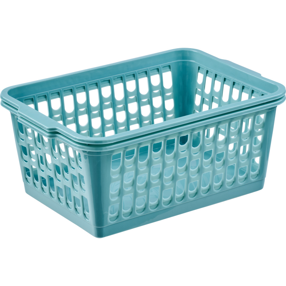 K&ouml;rbchen 2er-Set gro&szlig; 36,5 x 25,5 x 15,5 cm, sortiert image number 5