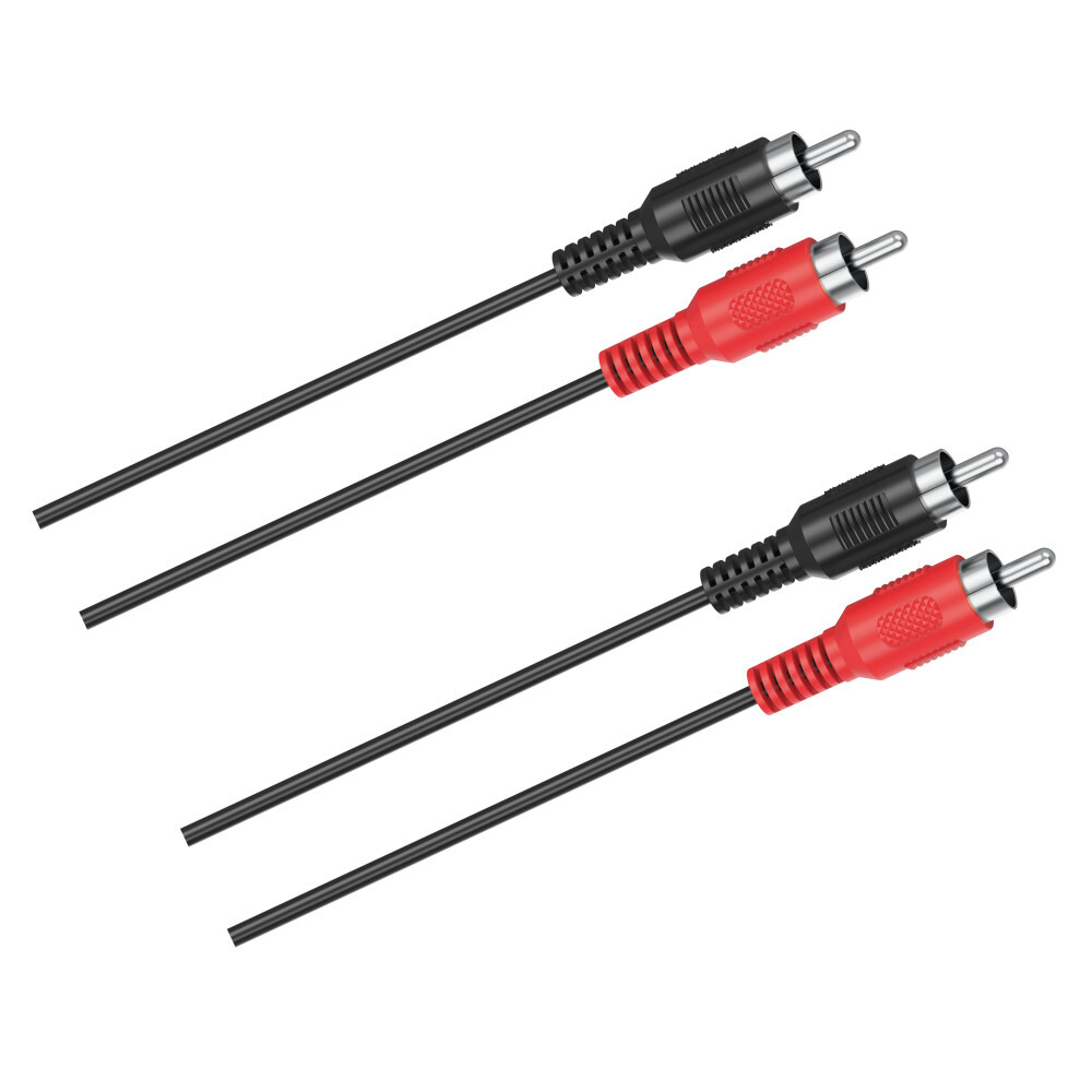 hama&reg; Audio Kabel Stereo 1,5 Meter 2 x Cinch auf Cinch