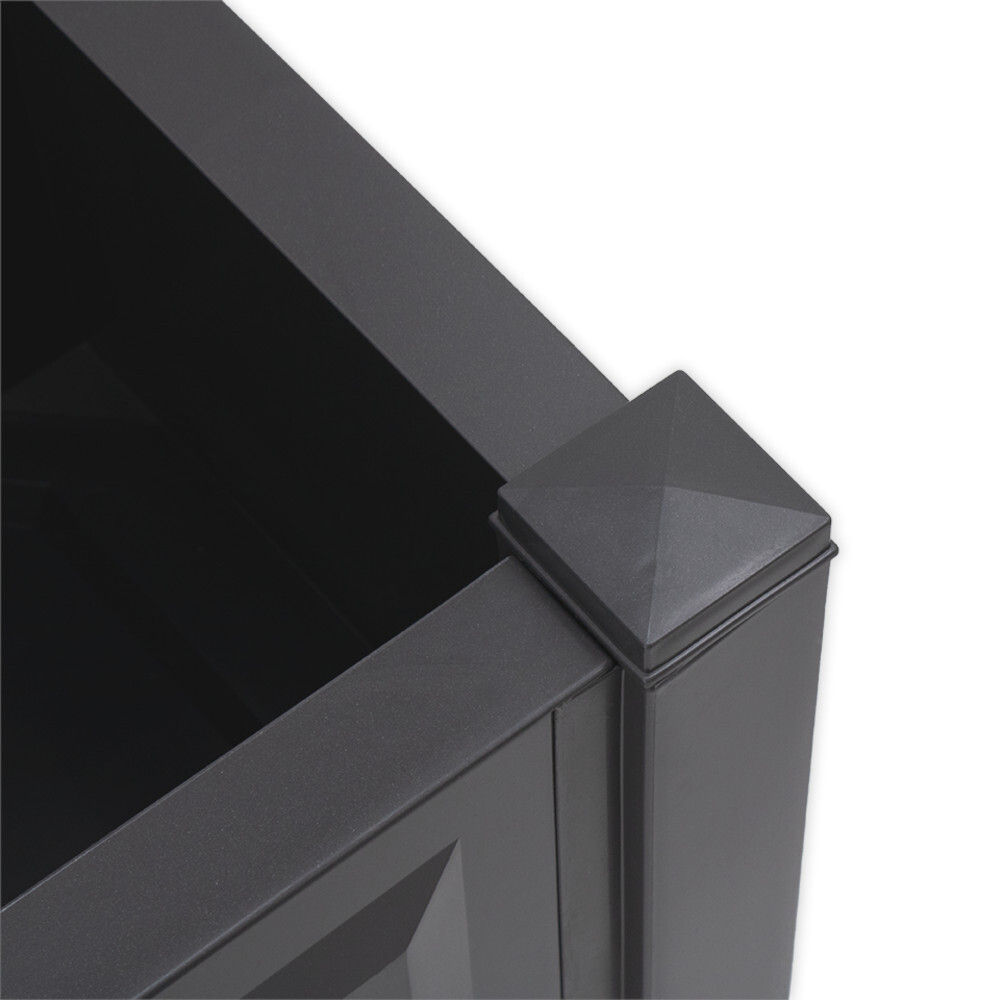 Gartenbank Berlin 2-Sitzer aus Kunststoff mit zwei Pflanzk&auml;sten image number 2