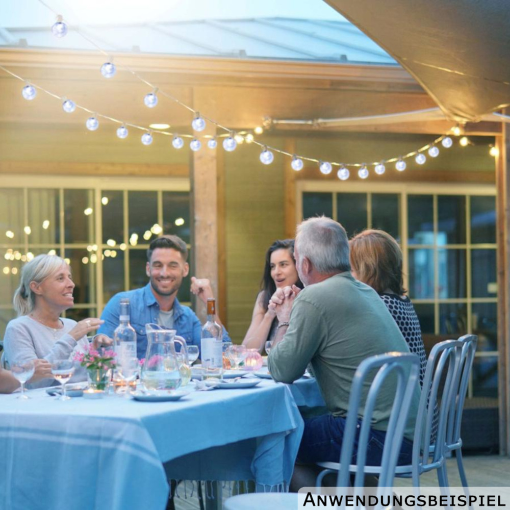 Grundig Solar Lichterkette 15m 100 LEDs warmwei&szlig; image number 9