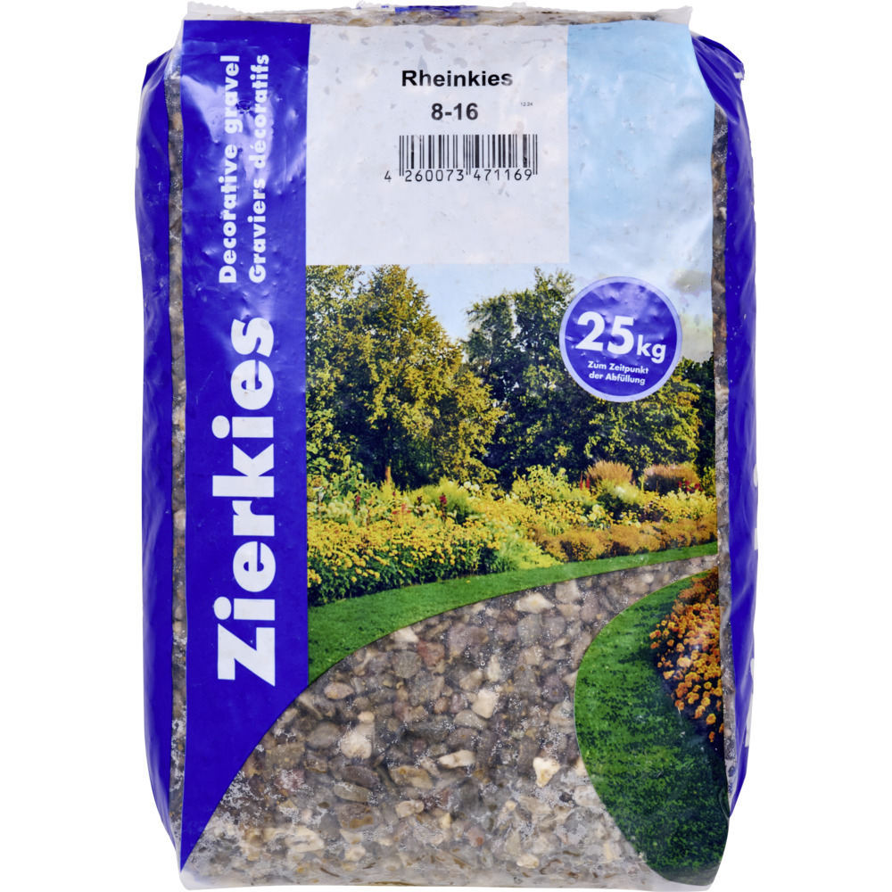 Rheinkies in K&ouml;rnung 8 bis 16 mm im 25 kg Sack image number 2