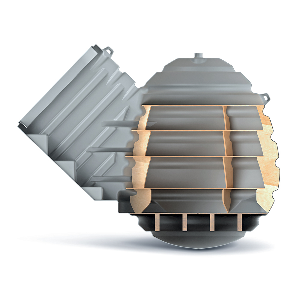 Prosperplast Erdkeller OVO 7500 Liter Hellgrau image number 3