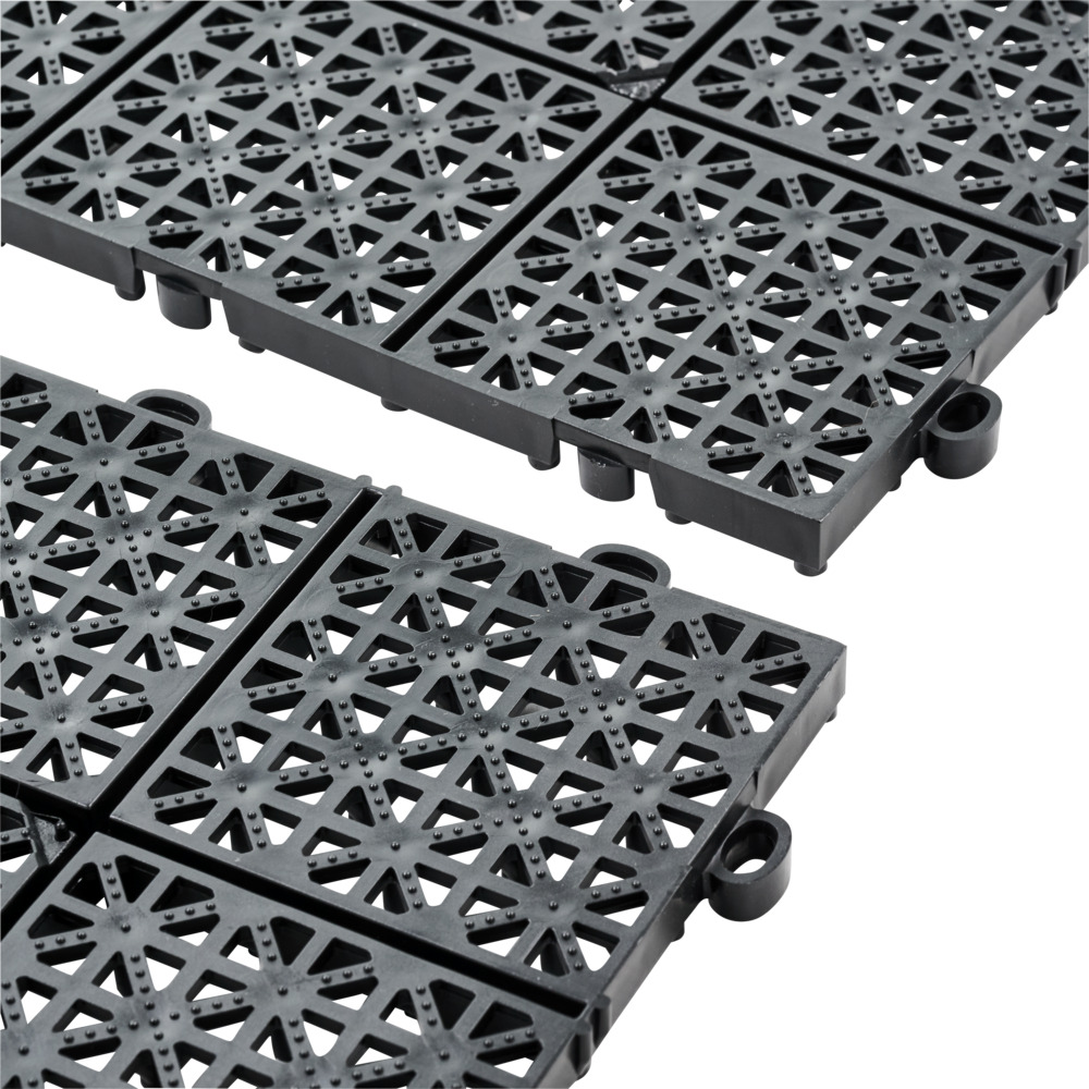 Klick-Bodenfliesen-Set 11 St&uuml;ck 30 x 30 x 1 cm Kunststoff image number 3