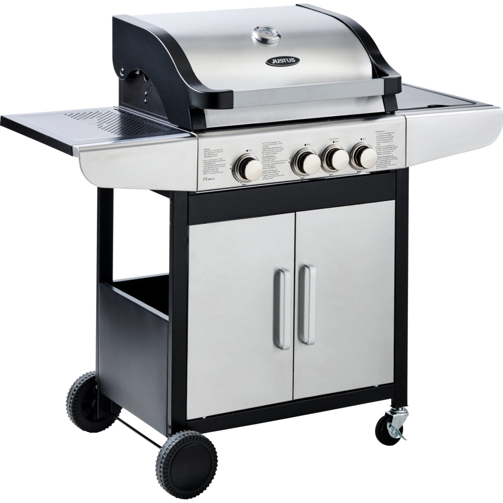 JUSTUS Gasgrill Ares 3 SU mit 3+1 Brennern