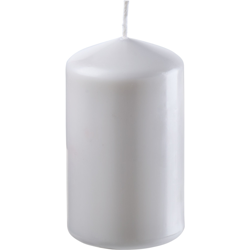 Stumpenkerze 100 x &Oslash; 68 mm kieselgrau