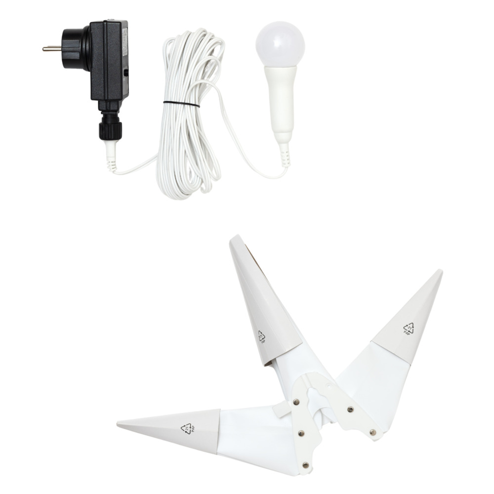 IC Winterworld LED-3D-Leuchtstern 57 cm strombetrieben wei&szlig; image number 1