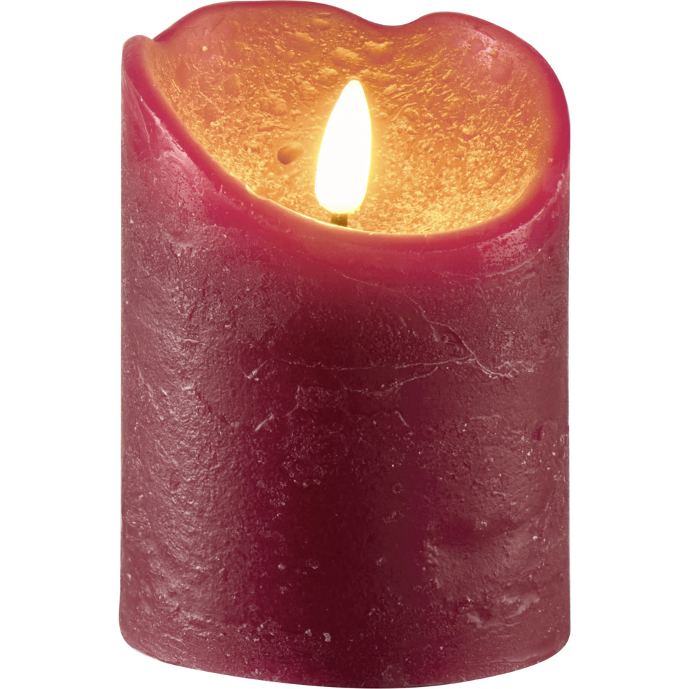 LED-Echtwachskerze Rustic &Oslash; 7,5 x 10 cm mit Timer image number 8