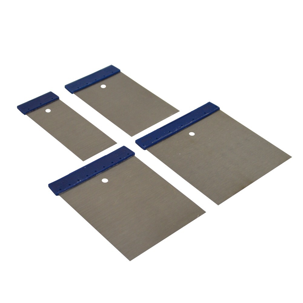 Japanspachtel Satz 4-teilig aus Stahl