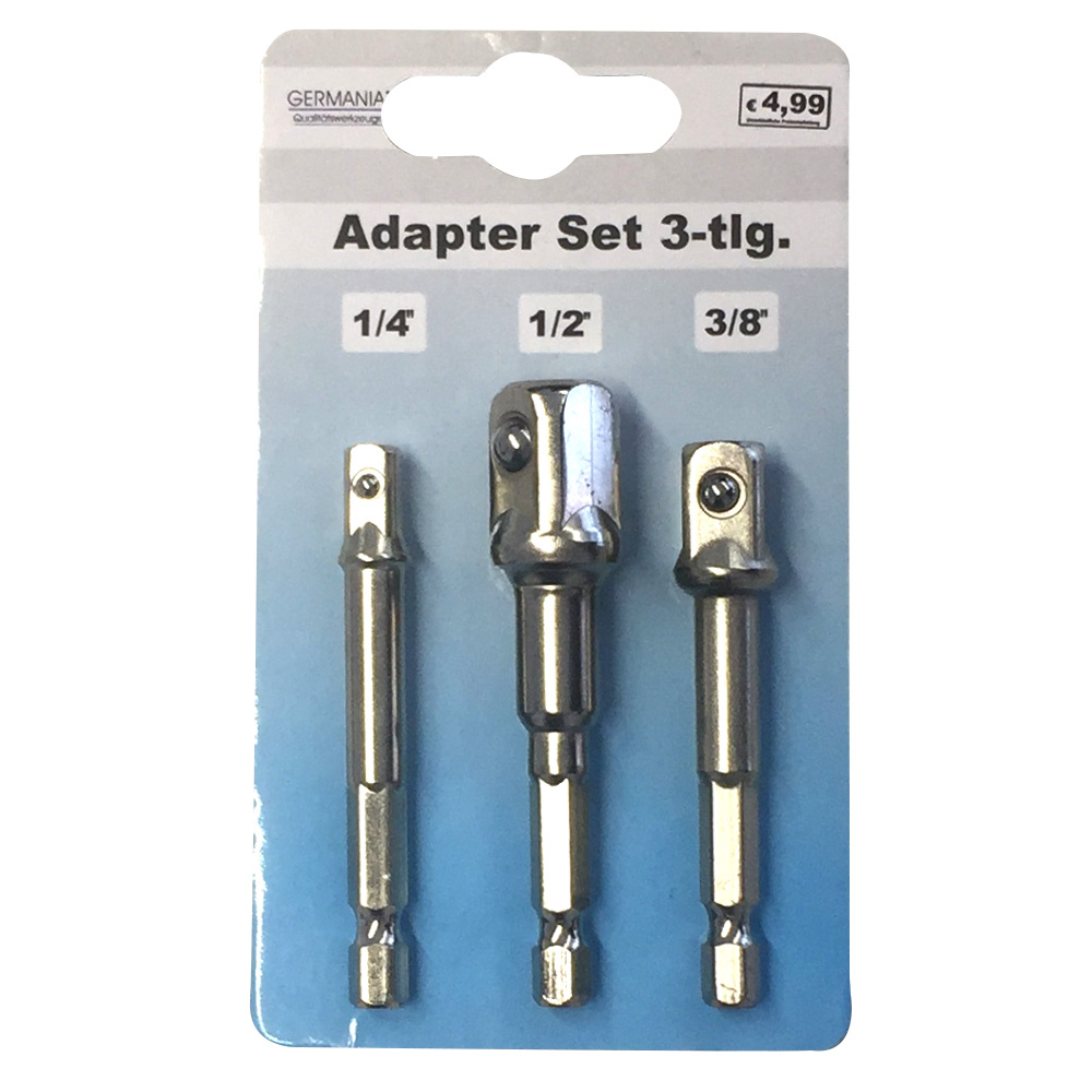 GERMANIA&reg; Stecknuss Adaptersatz 3-teilig