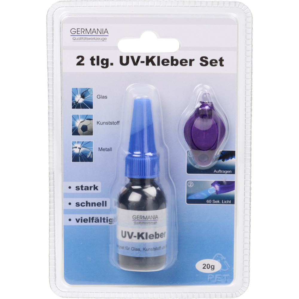 GERMANIA&reg; UV-Kleber-Set 2-teilig image number 1