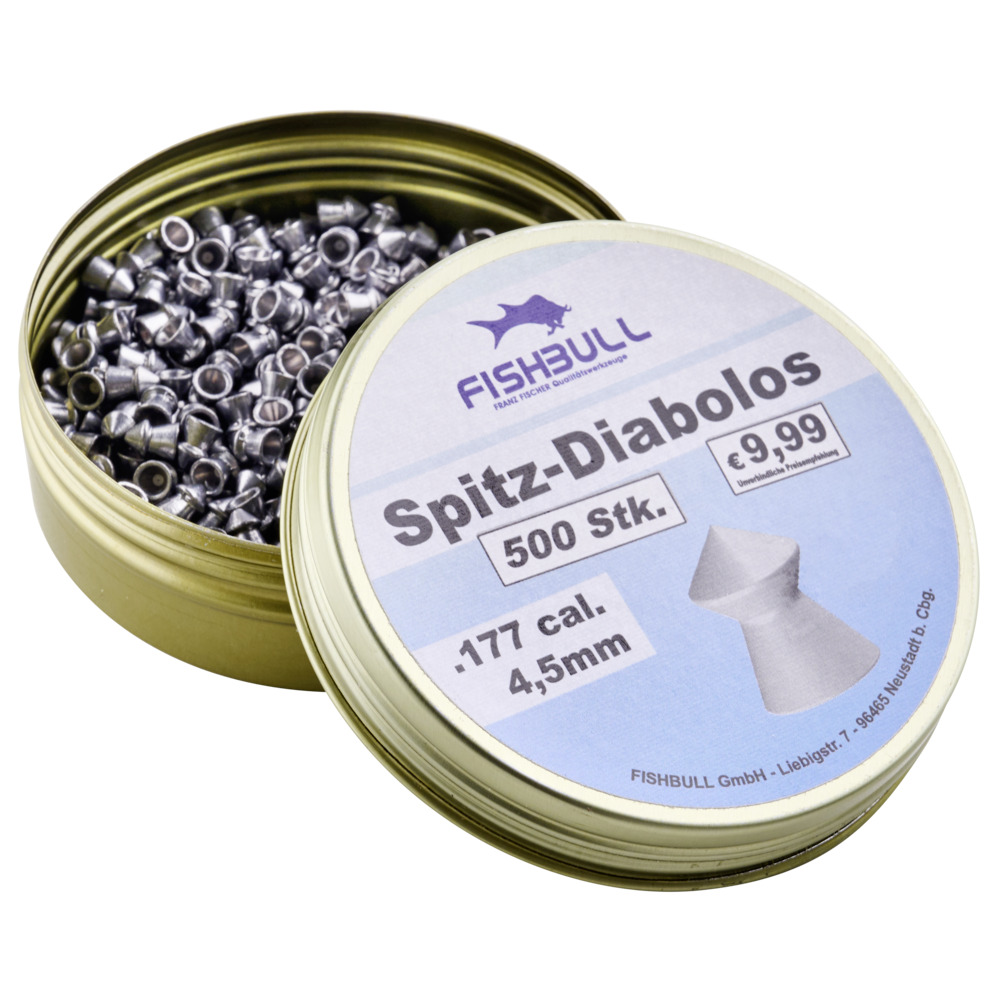 Spitz-Diabolo 4,5 mm 500 St&uuml;ck Cal.177 Luftgewehr-Munition image number 3