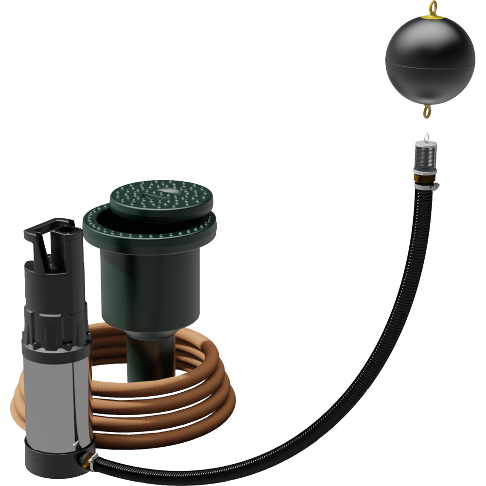 Ausbaupaket Garten ''elegant'', f&uuml;r Regenwasser-Flachtanks