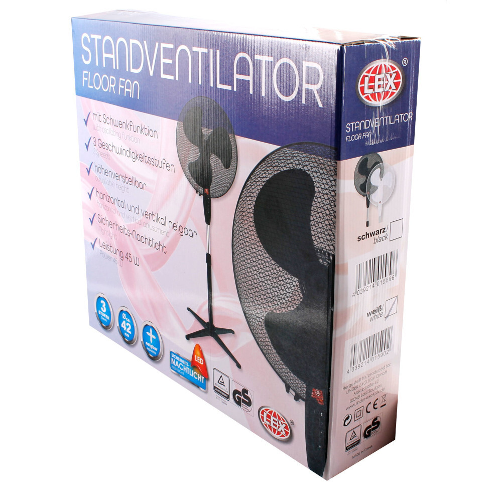 Standventilator in Schwarz image number 2