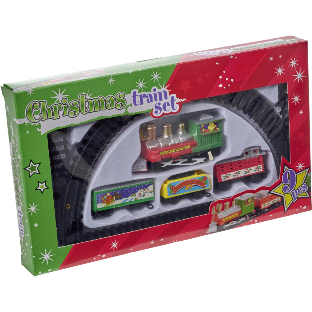 Weihnachtseisenbahn 9-teilig batteriebetrieben image number 4