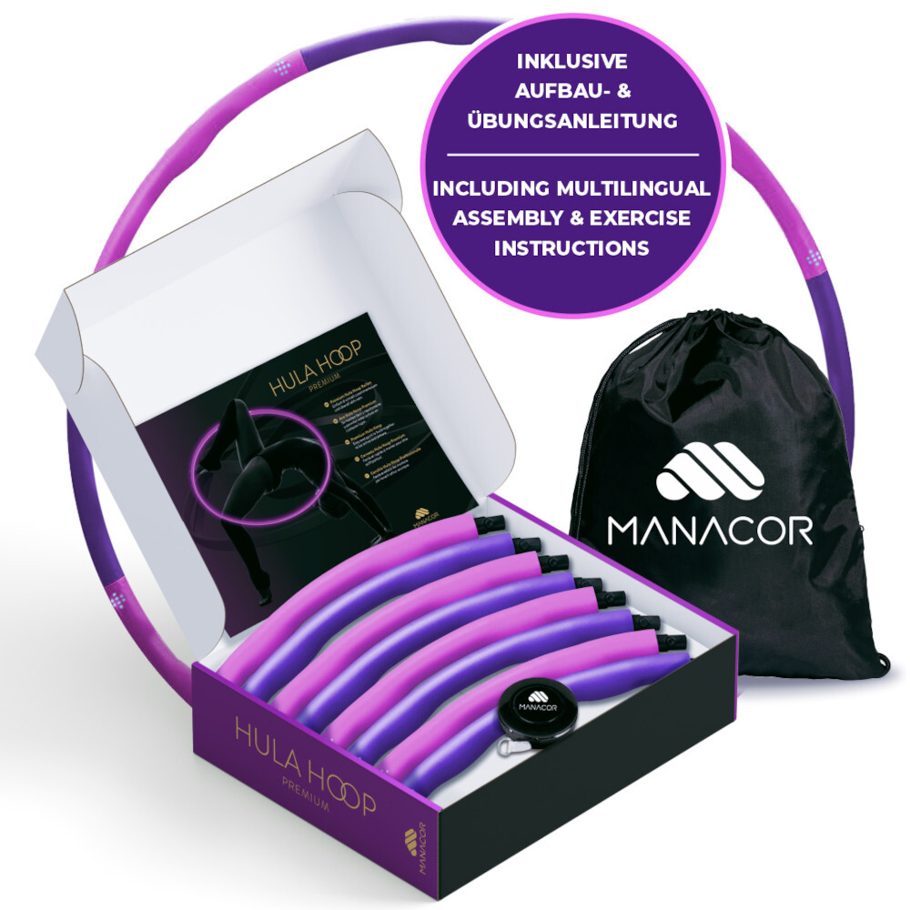 Fitness-Reifen Macacor in Lilapink, inklusive Zubeh&ouml;r image number 1