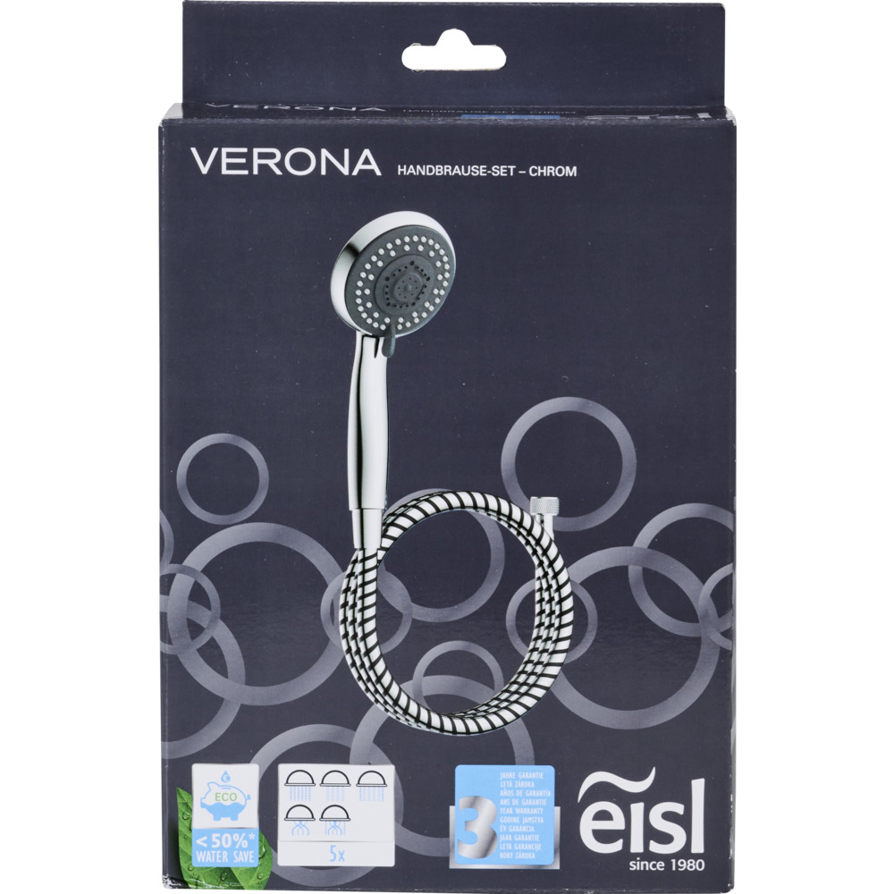 Handbrause-Set Verona mit 5 Funktionen image number 1