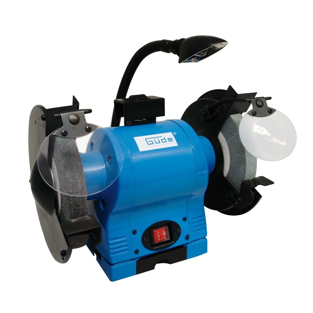 G&uuml;de&reg; Doppelschleifer GDS200L 500 Watt mit LED-Arbeitsleuchte
