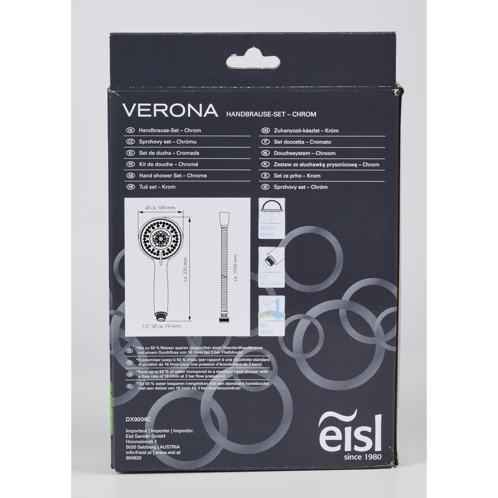 Handbrause-Set Verona mit 5 Funktionen image number 2