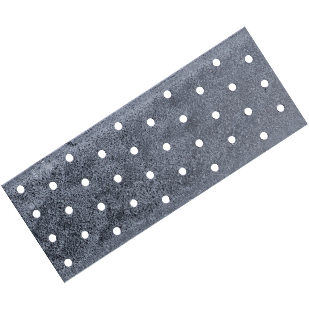 Lochplatten 80 x 200 mm aus verzinktem Stahl