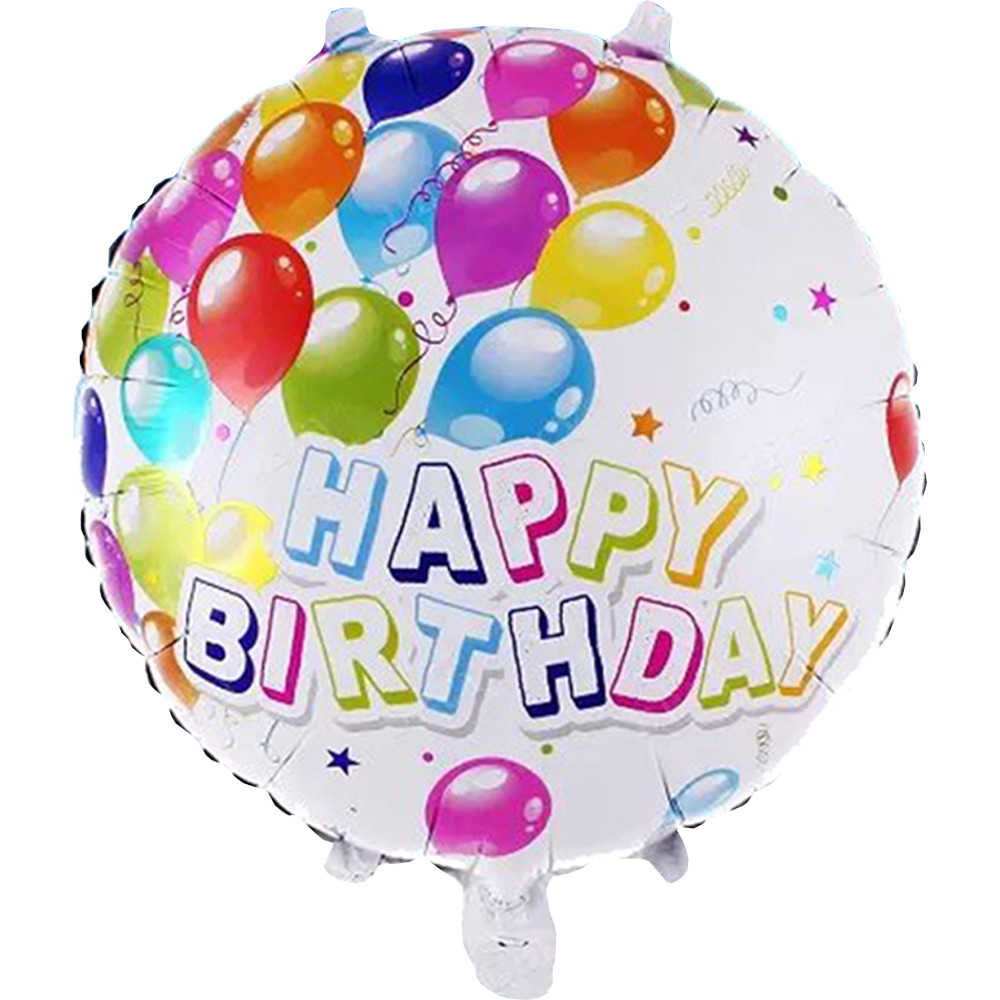 Folienballon Happy Birthday mit Aufblashalm image number 2