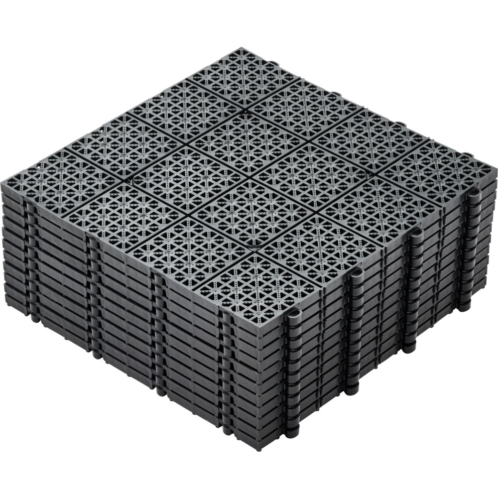 Klick-Bodenfliesen-Set 11 St&uuml;ck 30 x 30 x 1 cm Kunststoff image number 1