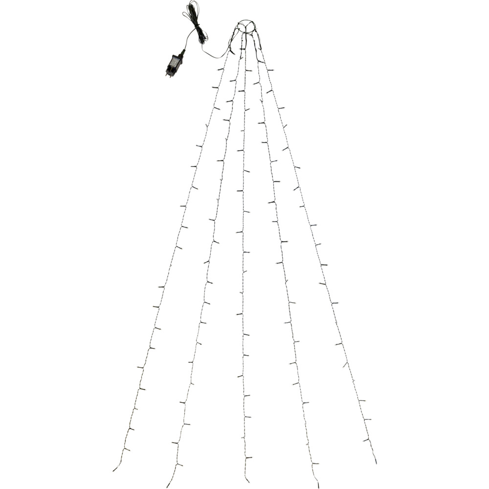 LED-Lichterkette f&uuml;r den Weihnachtsbaum mit 110 warmwei&szlig;en LEDs