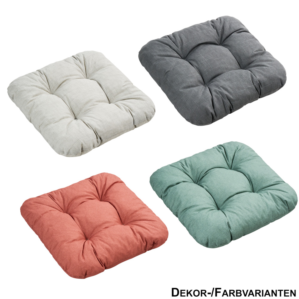 Sitzkissen in verschiedenen Farben