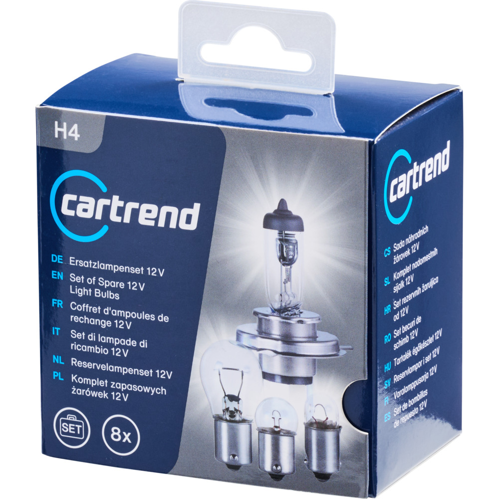 KFZ-Lampenersatzset 12V H4 8-teilig image number 3