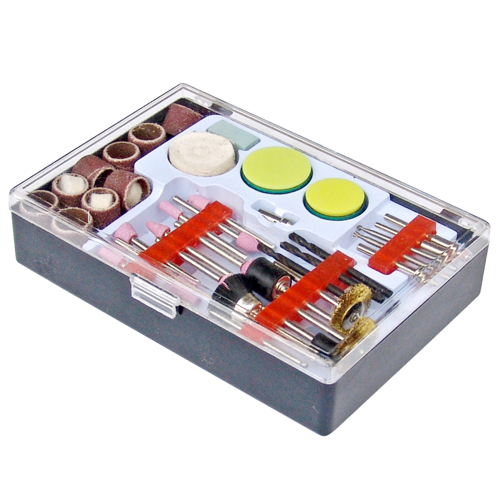 Feinwerkzeugsatz Minischleifer 100-teilig mit Aufbewahrungsbox