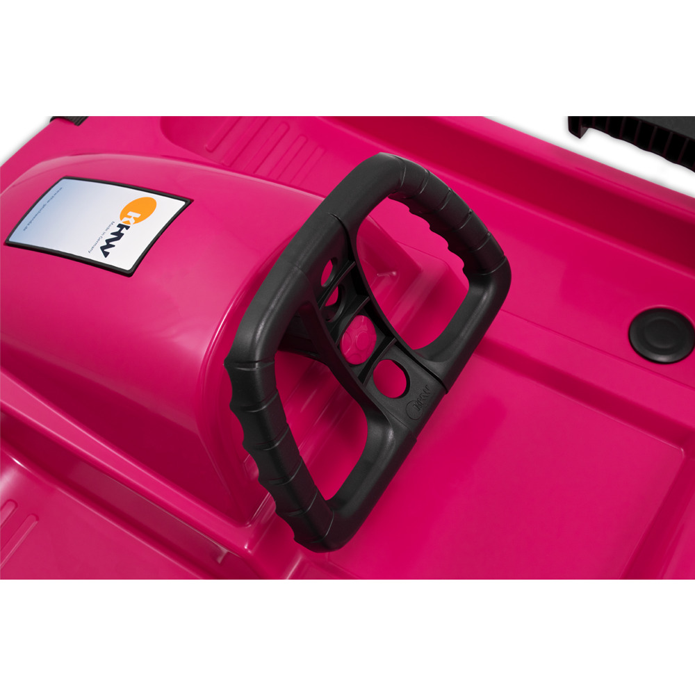 Lenkschlitten Snow Fox aus HPE-Kunststoff pink mit Lenkrad image number 2