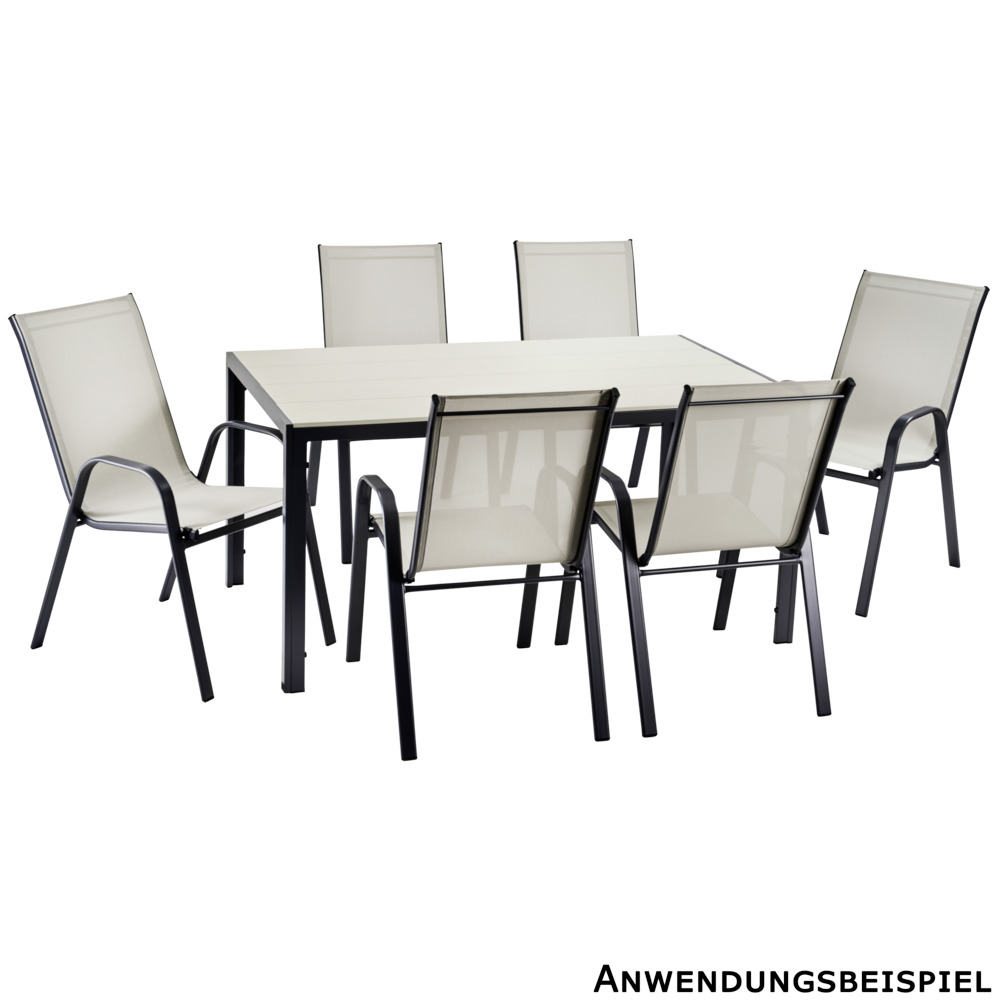 Gartentisch Nonwood 150 x 90 cm mit Aluminiumgestell image number 1