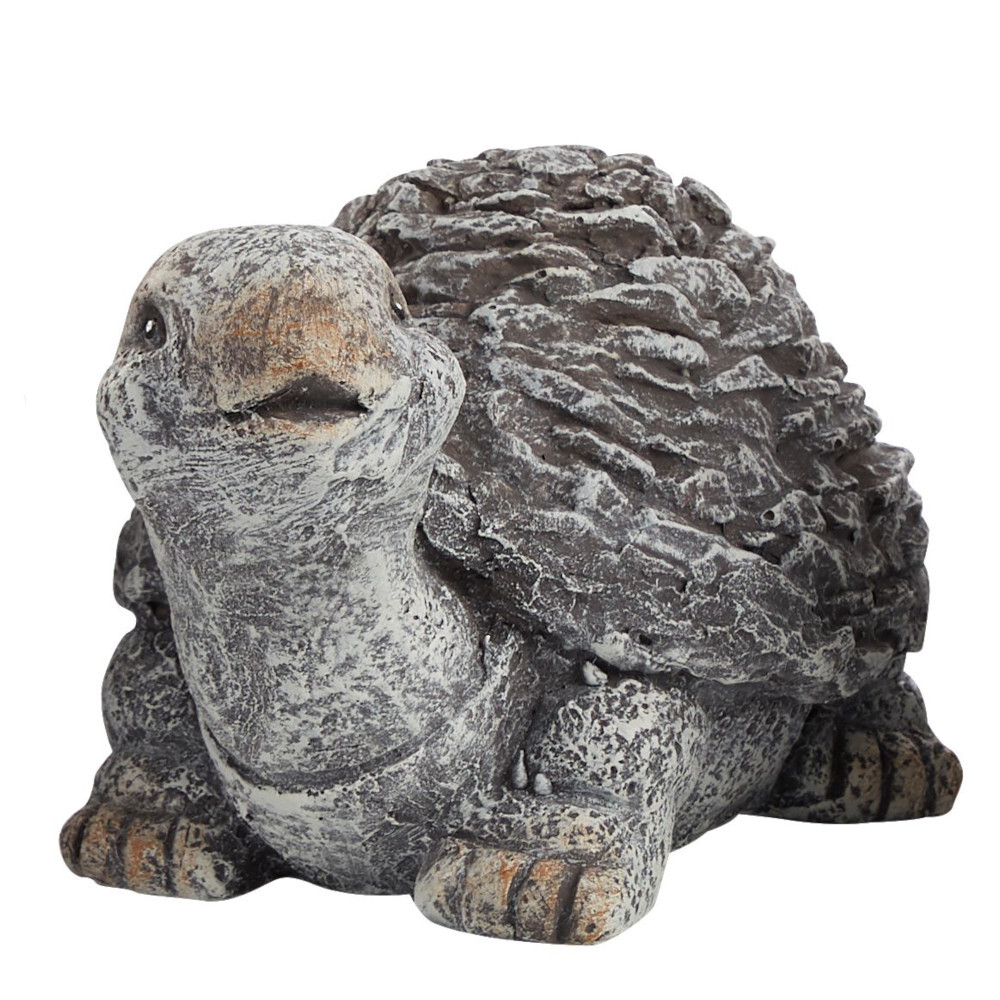 Deko Steinfigur Schildkr&ouml;te aus Magnesium
