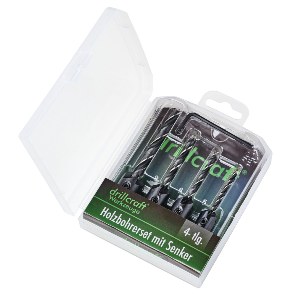 Holzbohrer-Set 4-teilig 4-8 mm image number 1