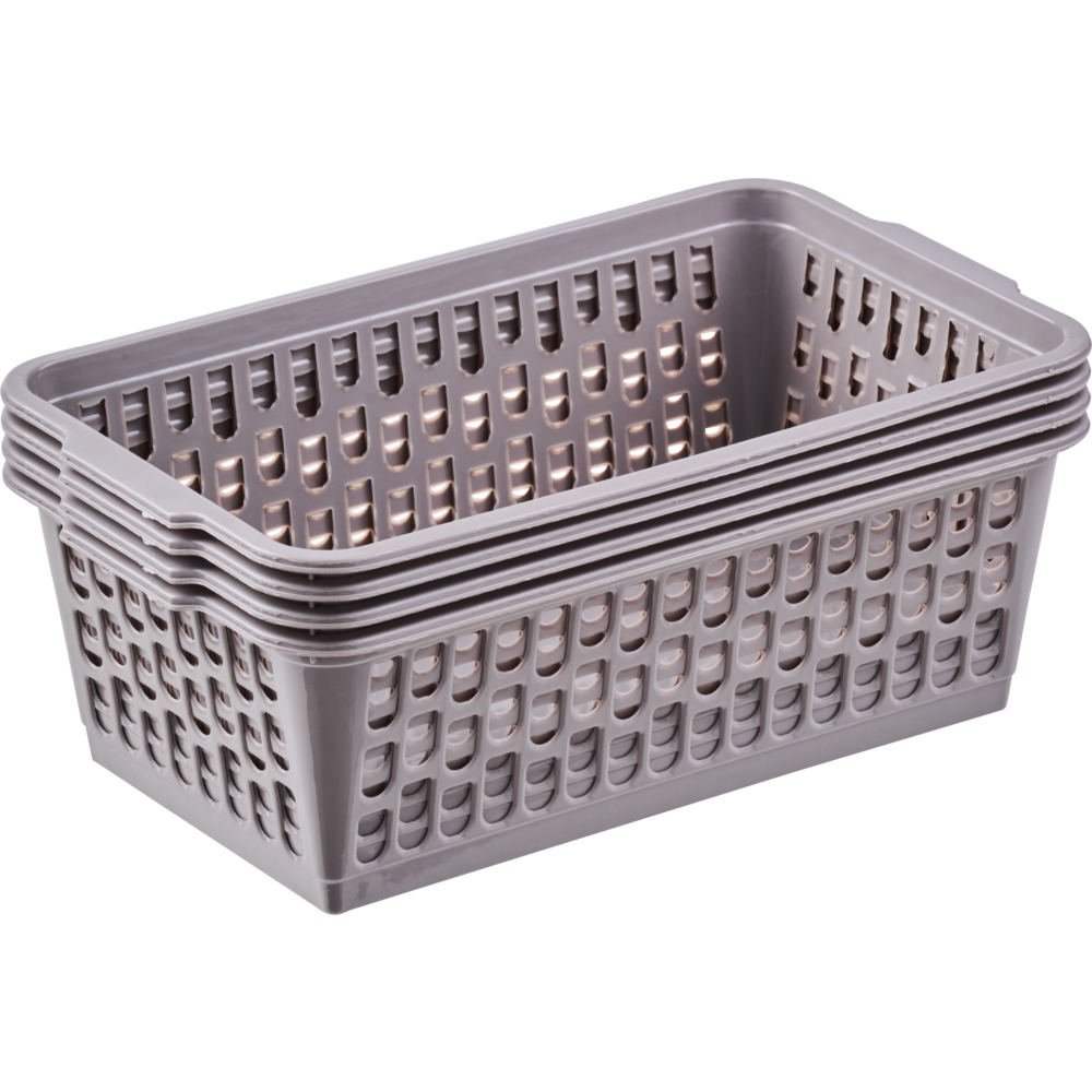 K&ouml;rbchen 4er-Set klein 25,5 x 15 x 10,5 cm, sortiert image number 2