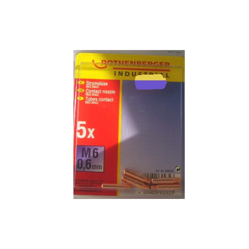 Rothenberger Stromd&uuml;se f&uuml;r MIG/MAG Brenner M6 0,6mm