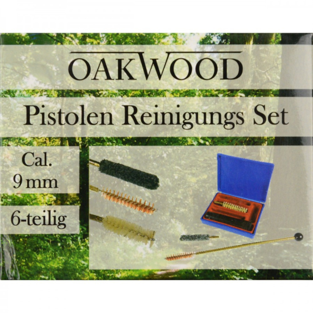 Oakwood Pistolen-Reinigungsset Cal.9mm 6-teilig