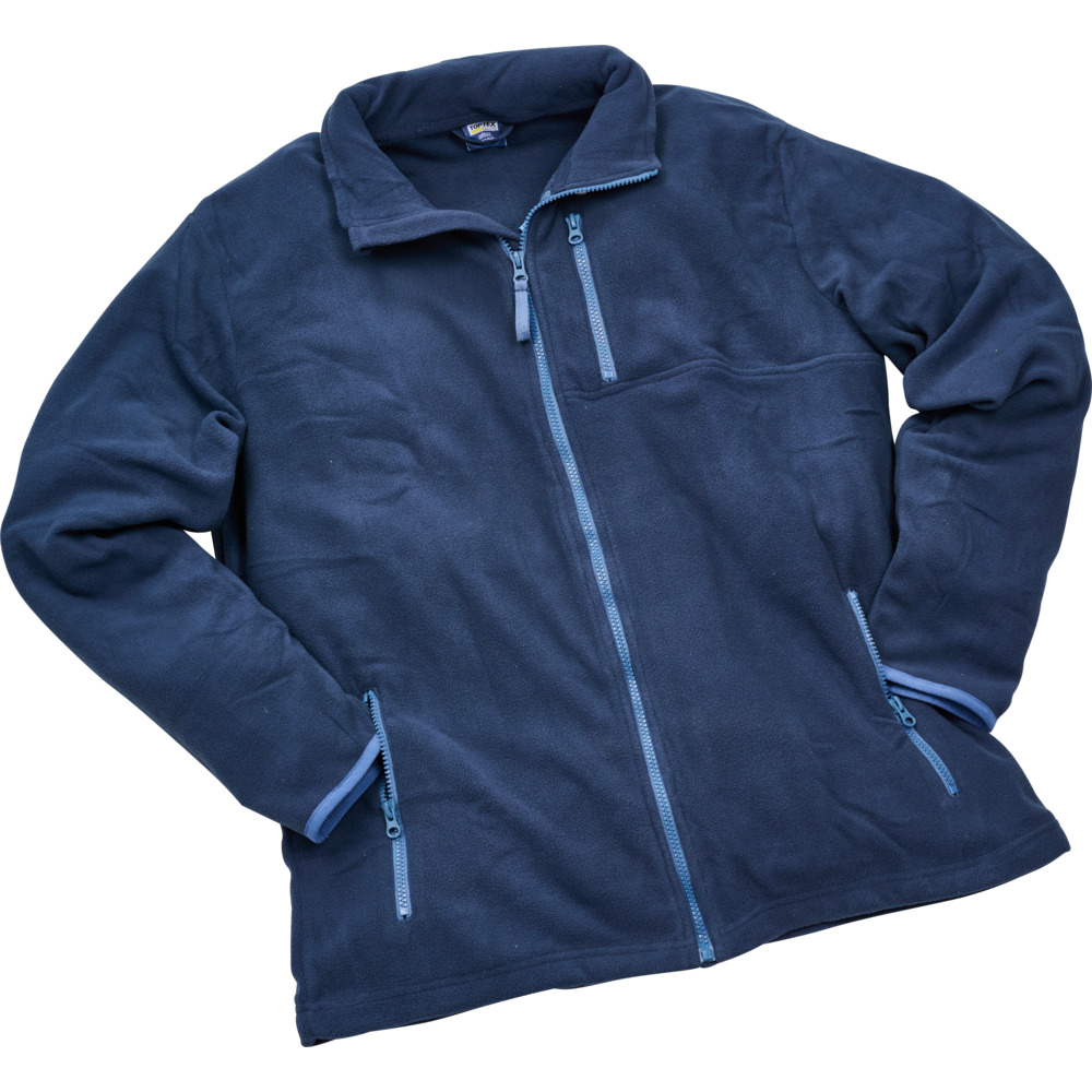 Arbeitsjacke Fleece Herren M - XL, navy oder grau image number 1