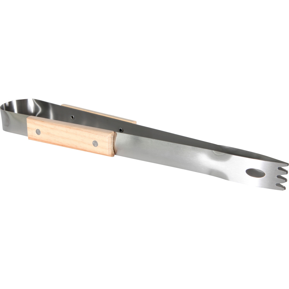 Grillzange Edelstahl mit Holzgriff image number 1