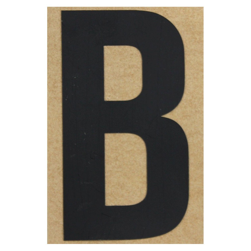 Klebebuchstabe B 100 mm schwarz