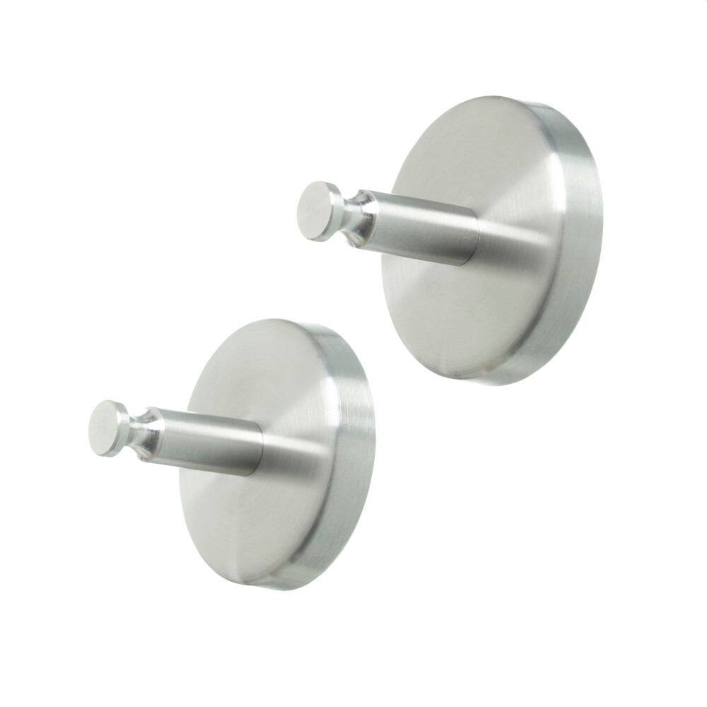 Handtuchhaken 2er Set aus Edelstahl inklusive Befestigungsmaterial