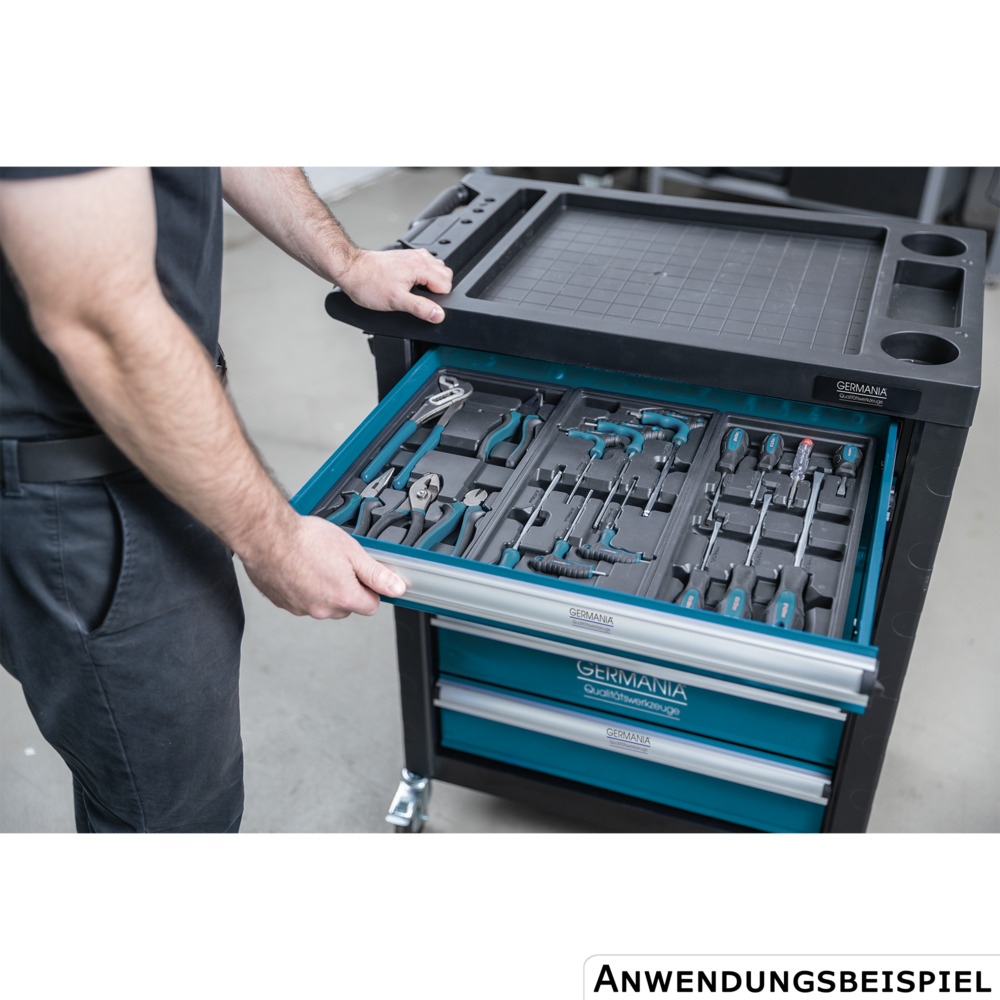 GERMANIA&reg; Werkstattwagen GWT11 70-teilig gef&uuml;llt image number 9