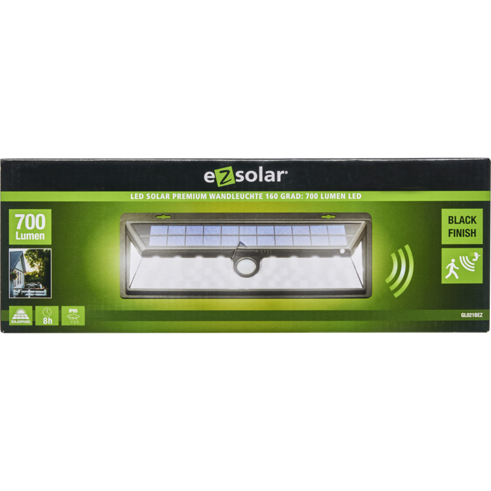 LED Solar Wandleuchte 700 Lumen BWM image number 2